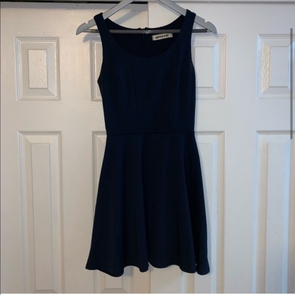 Mystic Navy Blue A-Line Dress Size Small